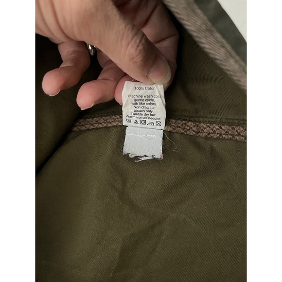 JCrew Waxed Field Jacket Olive Brown Preppy Heritage Utility Coat Outdoor Small - Picture 6 of 12